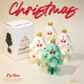 装 圣诞树香薰蜡烛礼盒套装 饰圣诞节伴手礼生日礼物 伯利恒之星