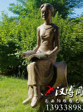 校园文化小品玻璃钢少先队员人物雕塑学校公园红领巾少年铜雕艺术