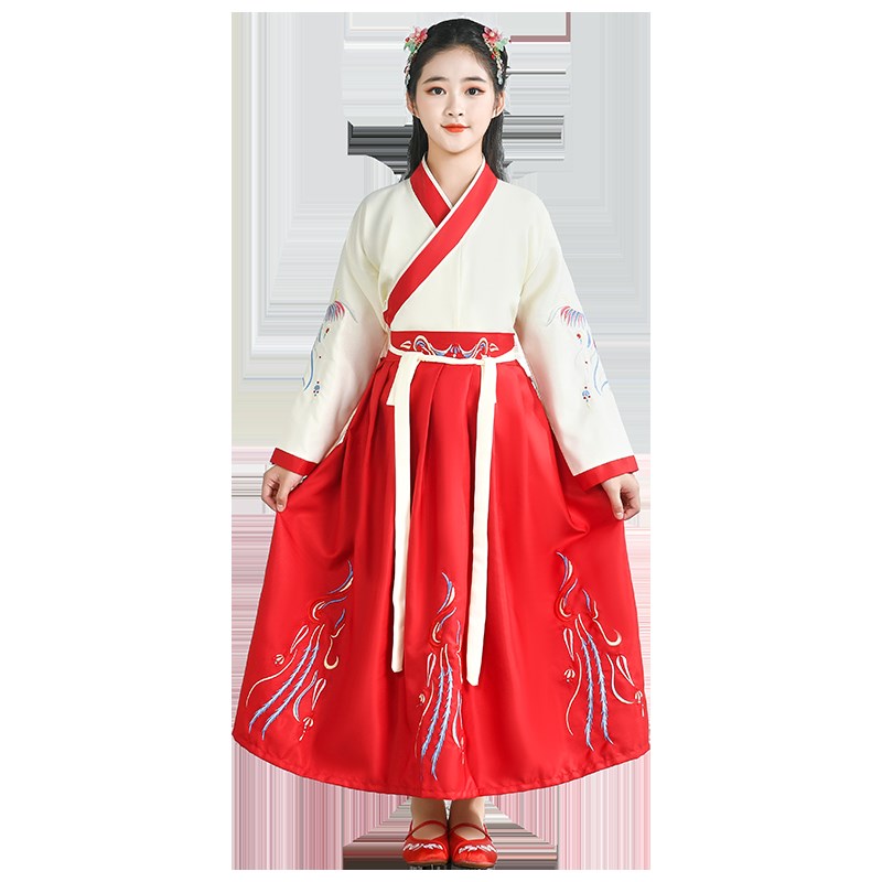 儿童古装国学汉服男童弟子规小学生女传统古风舞蹈服书童演出服装