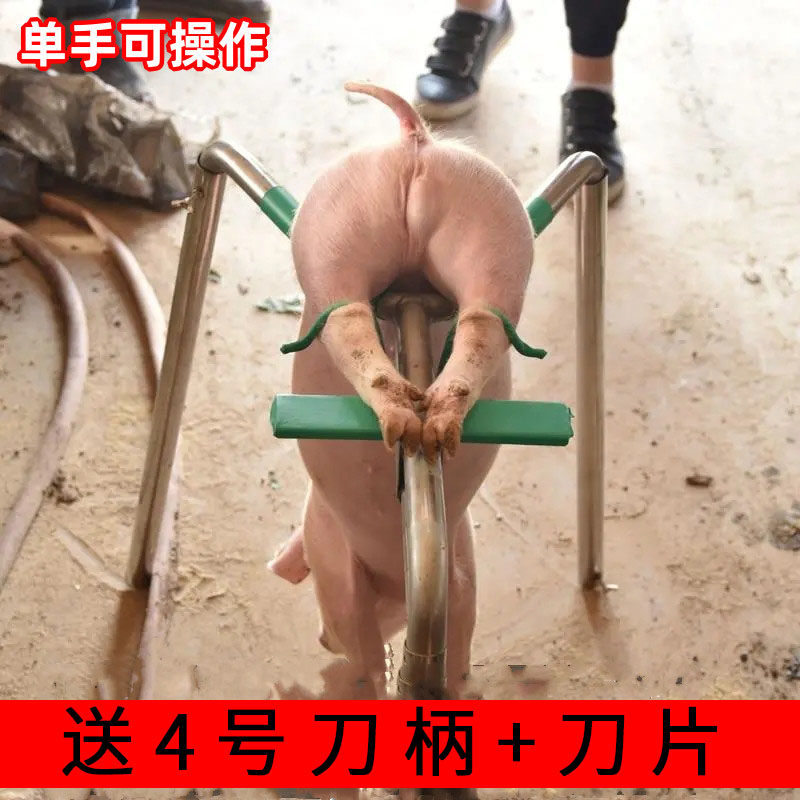 速发小猪阉割架敲猪刀猪用锹猪器淹蛋宰猪势器猪猪去神架仔剦阎割