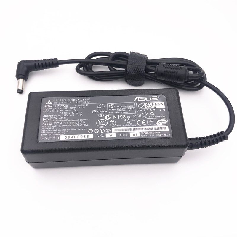 速发厂笔华硕家记4电脑配接器X550V型51.42A 65W通用口电