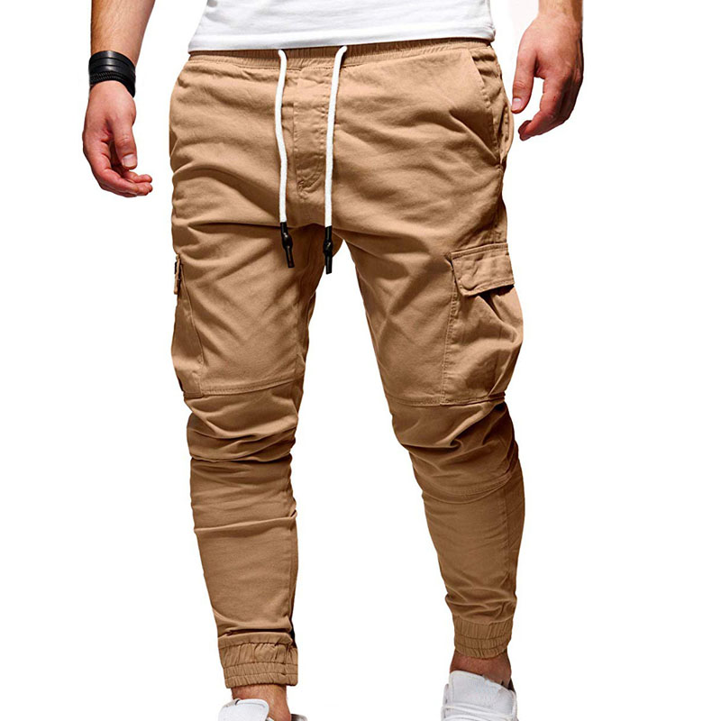 Mens Oversize Pants 2022 New Casual Solid Cargo Pants Men T