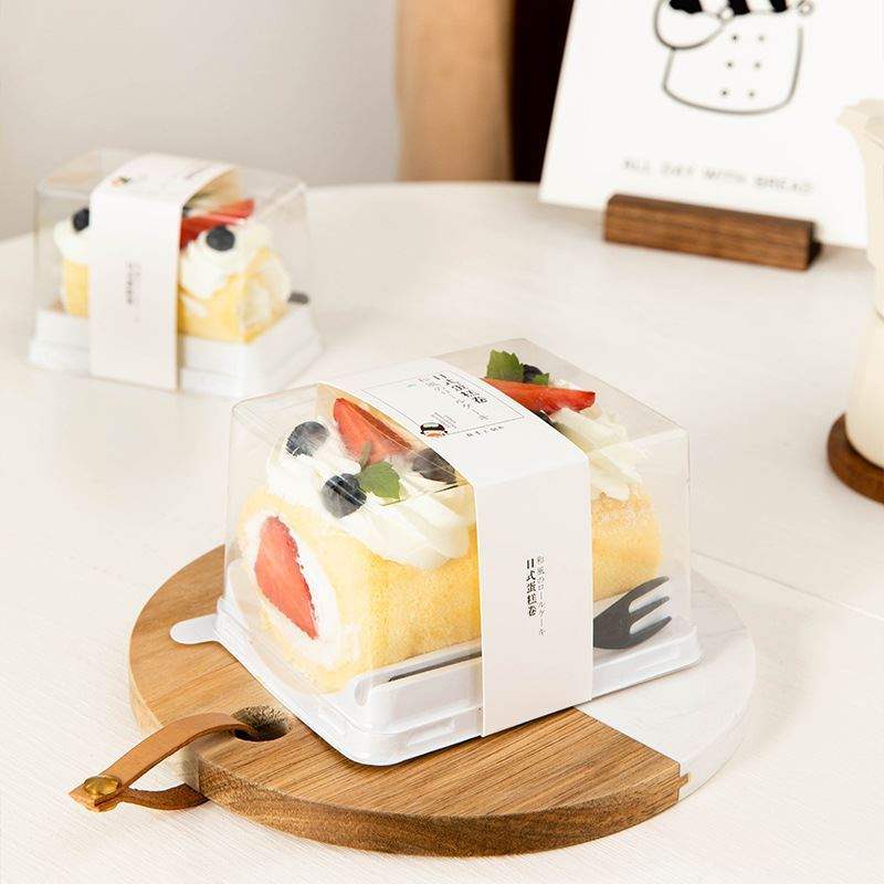 japanese cake romll packaging box cupcake dessert packaging