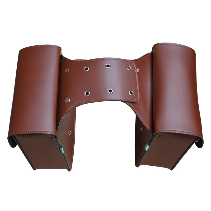 复古自行车通用pu皮革驮包驼包硬质后货架包马鞍包山地车旅行车包