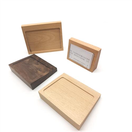 Pendulum base label wooden vertical menu sign摆件底座