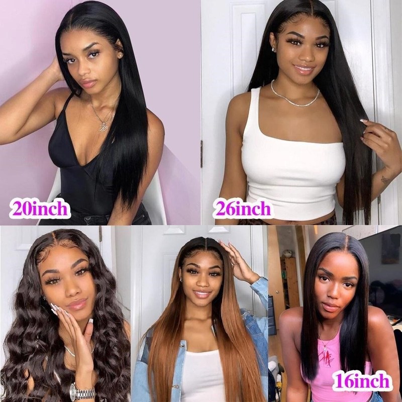 极速Lace Front Human Hair Wigs 360 Lace Frontal Wig Pre PLUC