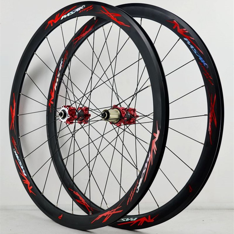 700C碟刹公路自行车轮组越野公路碟刹车轮碟刹V刹C刹29寸直拉40MM
