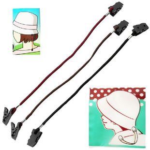 极速Outdoor Hat Scarf Wind Clip Lanyard Rope Cord for Campin