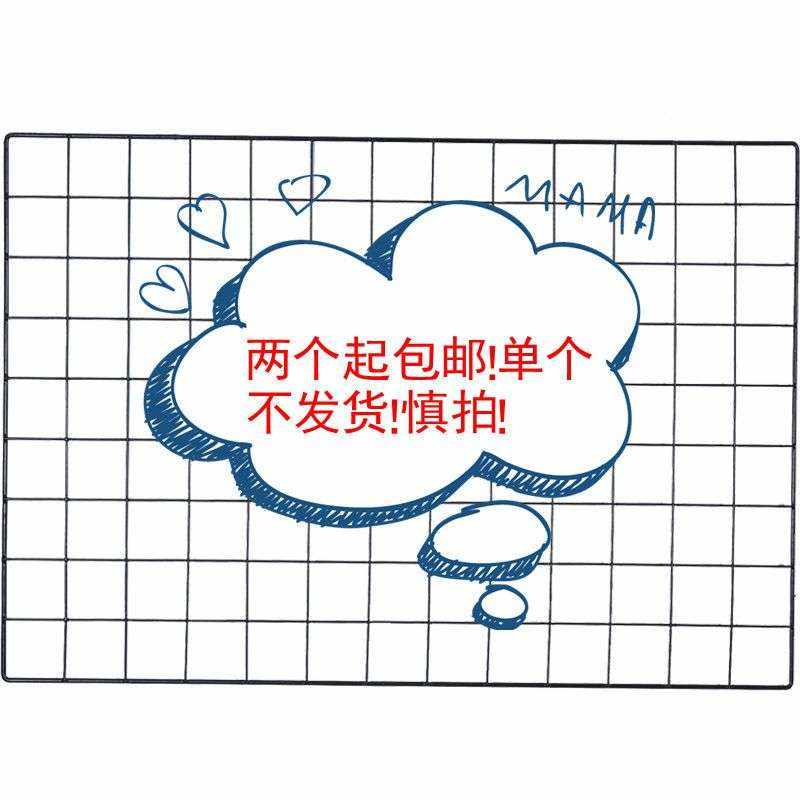 黑色网片铁艺照片墙服装铁网格货架挂钩饰品超市展示2个包邮