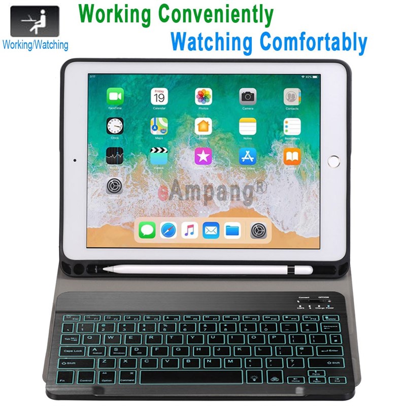 iPad 9.7 2017 2018 Air 1 2 5th 6th Generation Pro 9.7 Case w