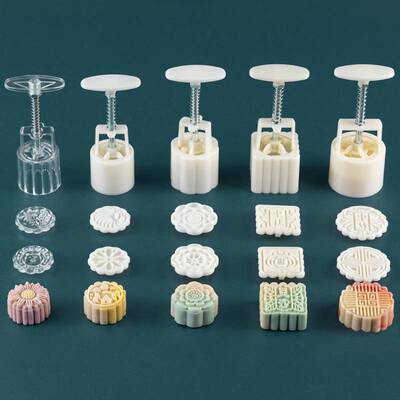 Mooncake mold Hand pressure household 75G100g rabbit Mung be