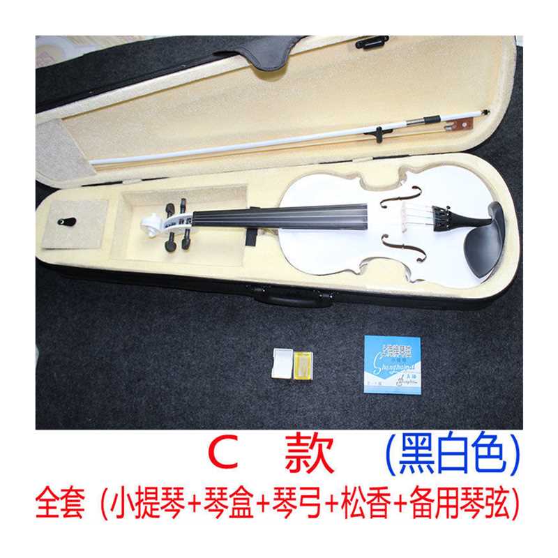 上海朗艺小提琴演出拍戏婚礼舞台假拉道具样板房展示白色小提琴