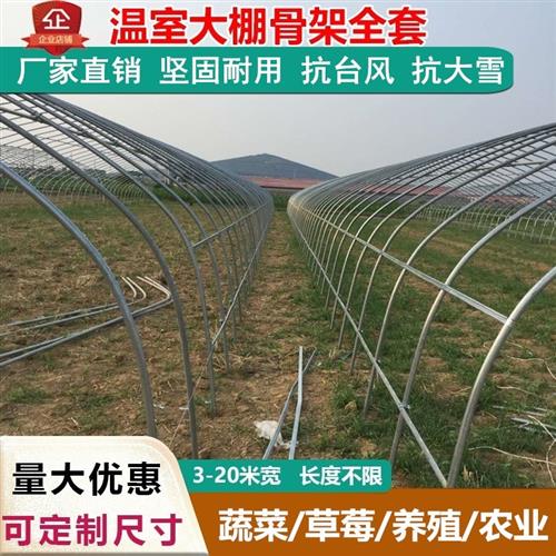料大棚钢管e骨架养鹅种植农庄苗木种花。M火龙果园花园材料温室