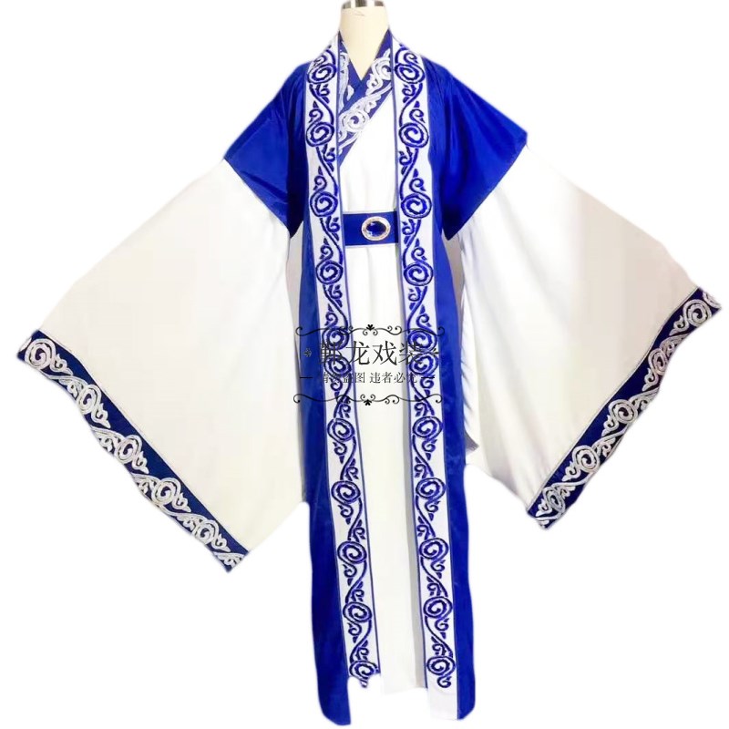 好货戏曲古装京剧越剧大袖公子唐装汉服洗马桥斜领小生衣坎肩套装