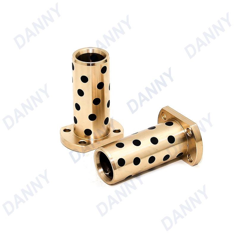 速发石墨铜套 高力黄铜衬套自润滑轴承 注塑机床铜套直线轴承