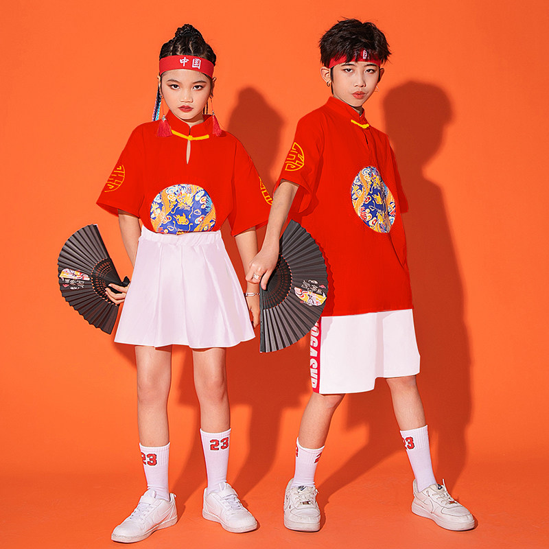 速发幼儿园六一儿童表演服装中国风小学生大合唱演出服男女童汉服