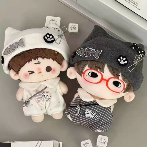 10cm20cm娃衣可爱新品猫猫朋克风套装玩偶替换装便宜娃衣精致