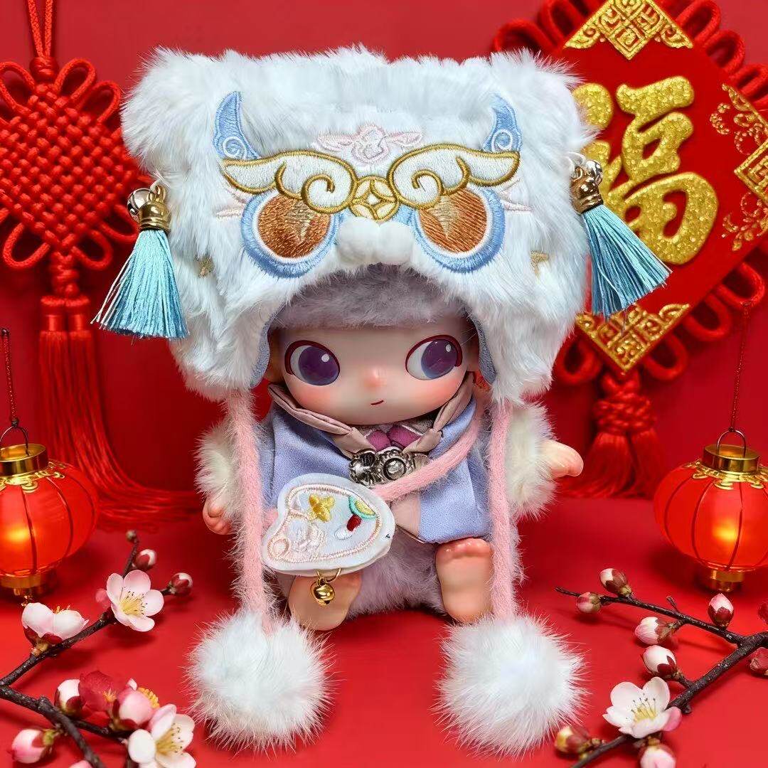 10cm娃衣新年古风战袍套装图片