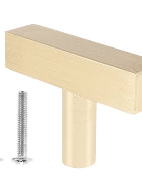 Modern Alloy Black Cabinet Handle Square Furniture T Hardwar