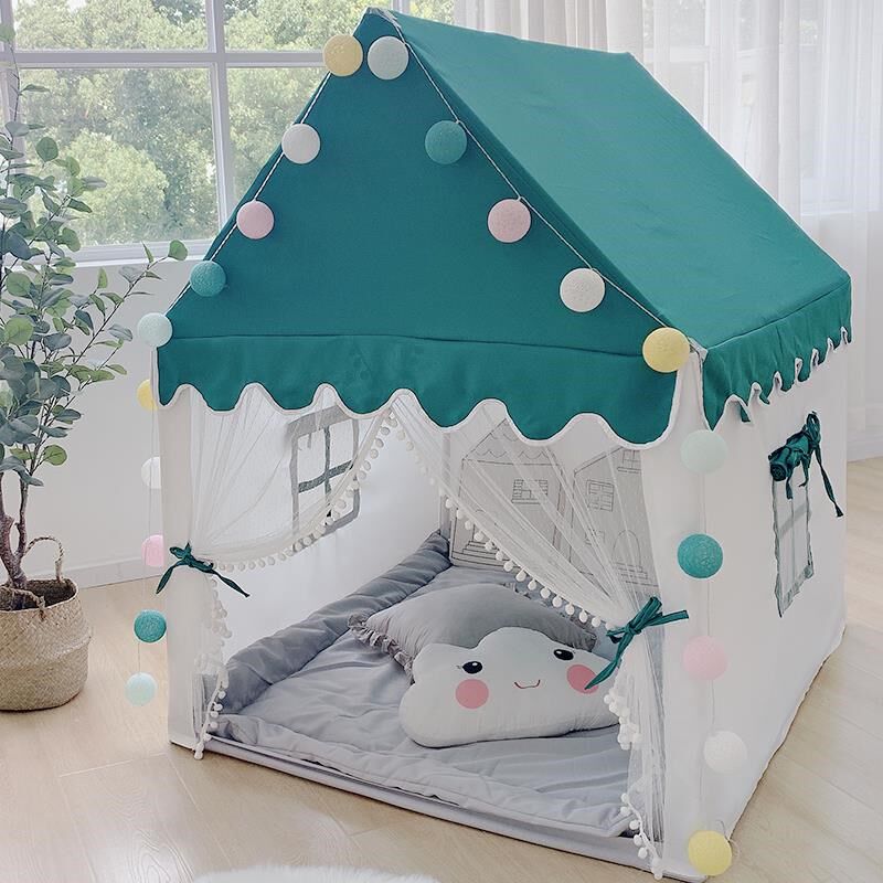 极速儿童帐篷室内公主女孩男孩小房子家用宝宝床上睡觉超大城堡玩