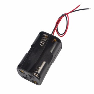 High Quality AA Battery Holder 6V for 4 x AA Batteries Black