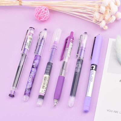 *6PCS/7PCS/set Rollerball Pens 0.5mm Big Capacity Ink Gel