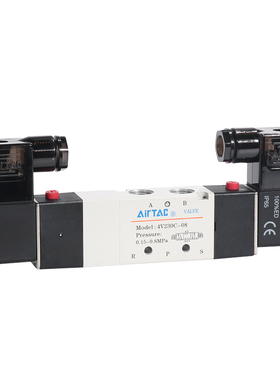 极速亚德客电磁阀4V130C/230C/330C/430C-M5/06/08/10/15三位五通