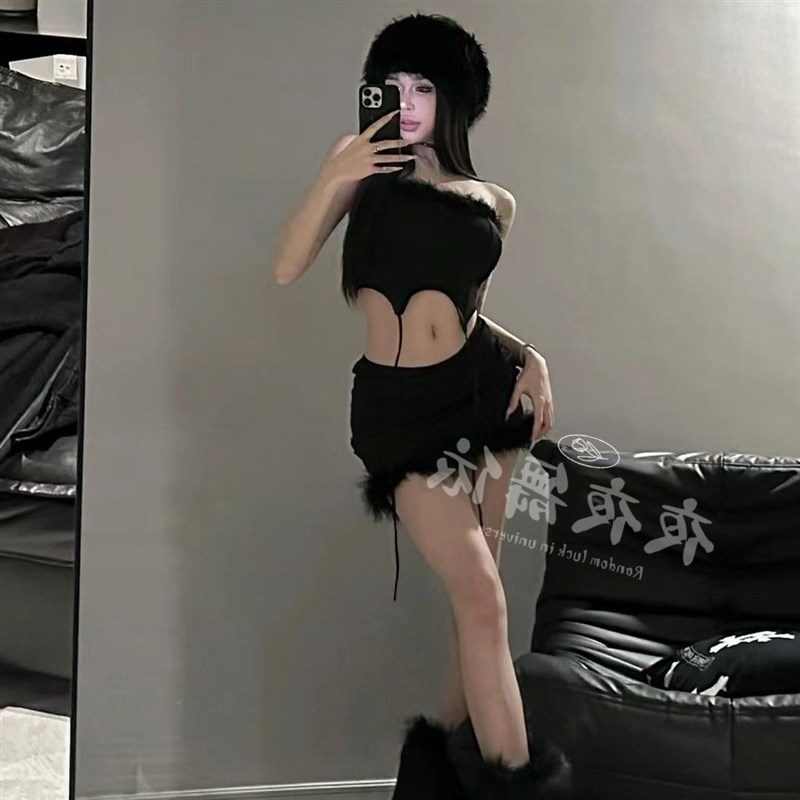 欧美酒吧dj女团gogo领舞DS表演服夜场女bgo点舞服性感包臀裙套装