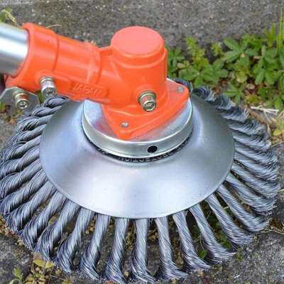 极速园林6林8寸园艺套刷子配机盘型扭结园M寸刷配件园艺钢丝除草