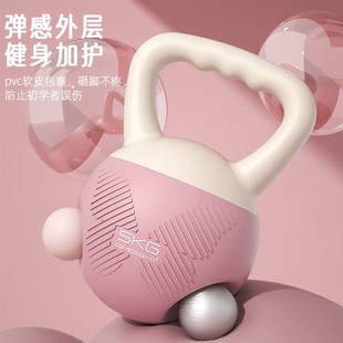 软壶铃女士健身家用软底提壶哑铃深蹲练翘臀运动S塑形力量训练器
