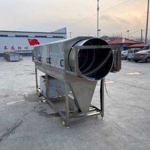 葛根全自动不锈钢滚筒清洗机小龙虾滚筒清洗机鱿鱼仔软包装 清洗机