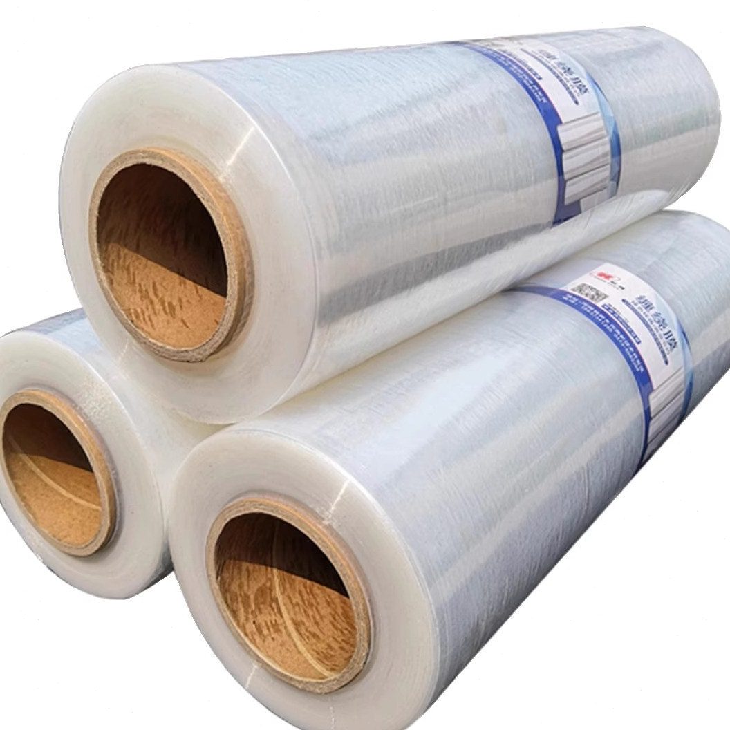 .pe缠绕膜50CM宽打包保鲜工业塑料膜大卷商用物流搬家包装拉伸膜
