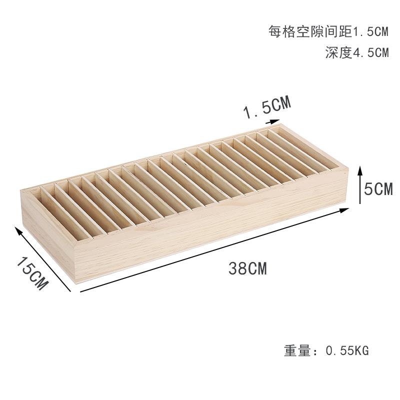 实木首饰盒发箍收纳盒大容量头箍架饰品陈列架子家用珠宝展示道具