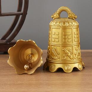 八宝铜钟八仙法器12生肖钟家居庭院屋檐门饰挂件铜器工艺