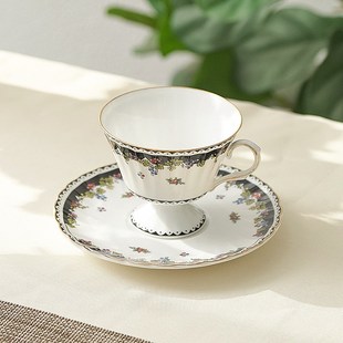 轻奢咖啡杯碟欧式 陶瓷杯花茶杯子 骨瓷咖啡杯英式 下午茶茶N具套装