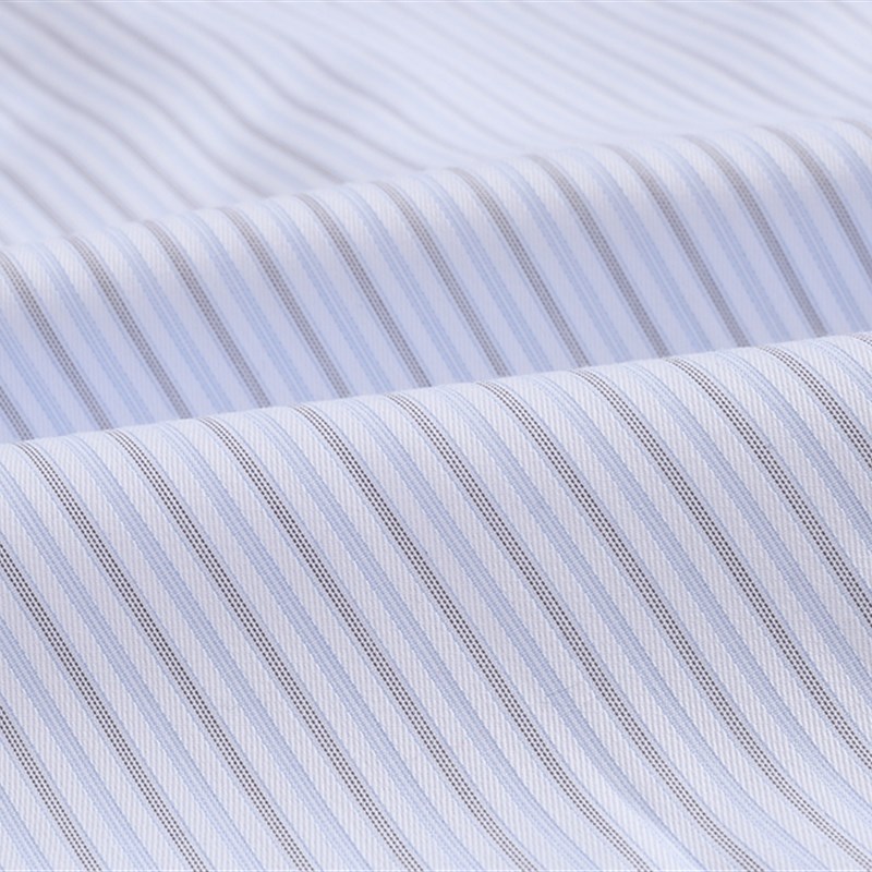 中行工作服衬衫职业装灰条中国男衬衣粉条纹中行工装行服