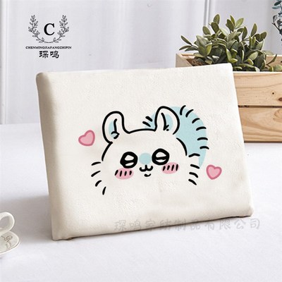 chikawa飞鼠可爱坐垫小学生教室方形椅垫防滑课桌椅软垫卡扣记忆