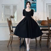 小礼服裙中长款 结婚新娘敬酒服平时可穿小个子连衣裙礼服 2024新款