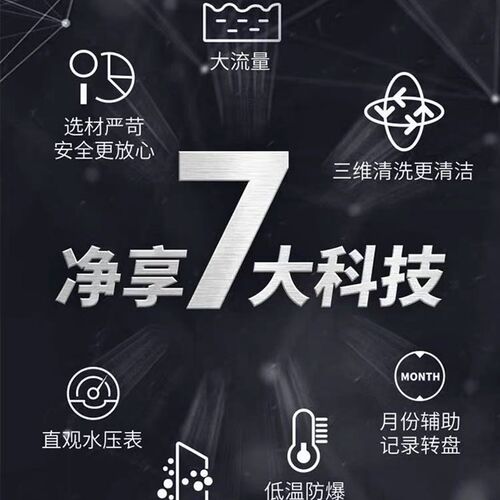 滨特尔爱惠浦前置过滤器反冲洗家用自来水管道中央净水器EVP-P40B