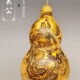 天然特大葫芦摆件烫烙画福禄图雕刻艺术客厅酒柜乔迁开业装 饰礼品