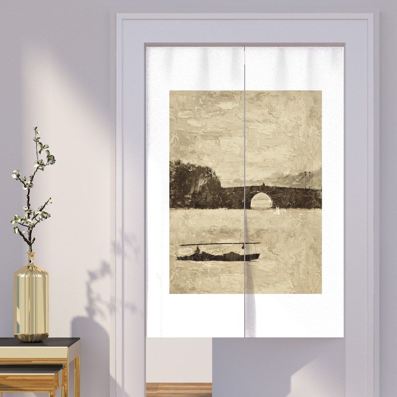 门帘布艺定制柜子帘厨房卫生间隔断帘遮挡防风挂帘免打孔玄关帘子,居家布艺,门帘,淘宝优惠券,粉丝福利购,淘宝优惠卷