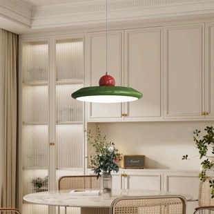 至御餐厅吊灯高级感法式 奶油风飞碟摇臂吧台灯中山灯具餐桌吊灯