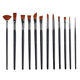 水彩笔12支全套油画笔丙烯画笔套组水彩画笔水粉画笔美术专用刷子