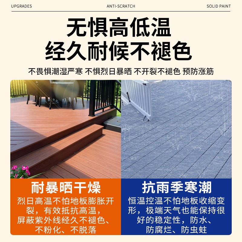 木地板翻新漆高硬清漆家用耐磨老旧实木改色漆修复油漆木器漆木漆