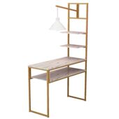 双层经济小型简约美甲桌带灯仿大理石 美甲桌椅套装 全国热销