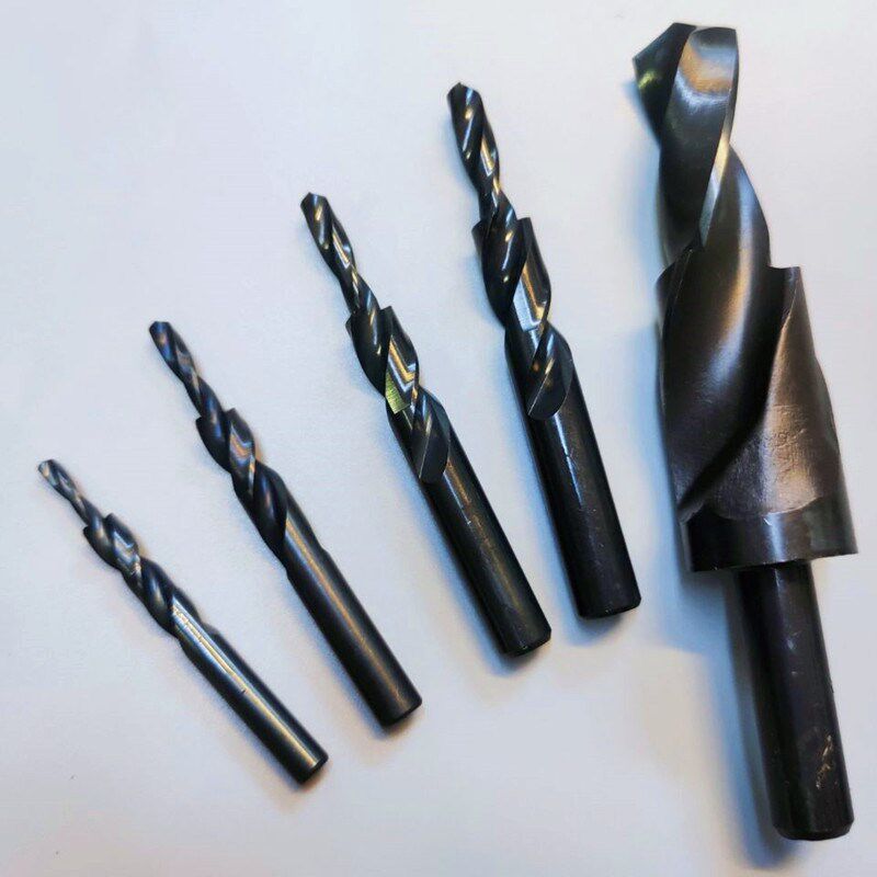 台阶钻头直柄二级阶梯钻孔沉头倒角一体成型复合麻花钻非标定订制