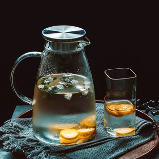 冷水壶玻璃水壶凉水壶耐高温凉水杯家用耐热扎壶防爆凉杯水瓶套装