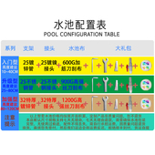 帆布鱼池带支架锦鲤水池养鱼缸庭院阳台观赏龟池塑料刀刮布暂养池