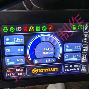 新源挖掘机玉柴电喷轮挖扫地车跑表走时器走表增时器加时调时器