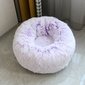 长毛绒狗窝冬天保暖小型犬泰迪睡觉 窝可拆洗猫垫子猫床猫窝冬季